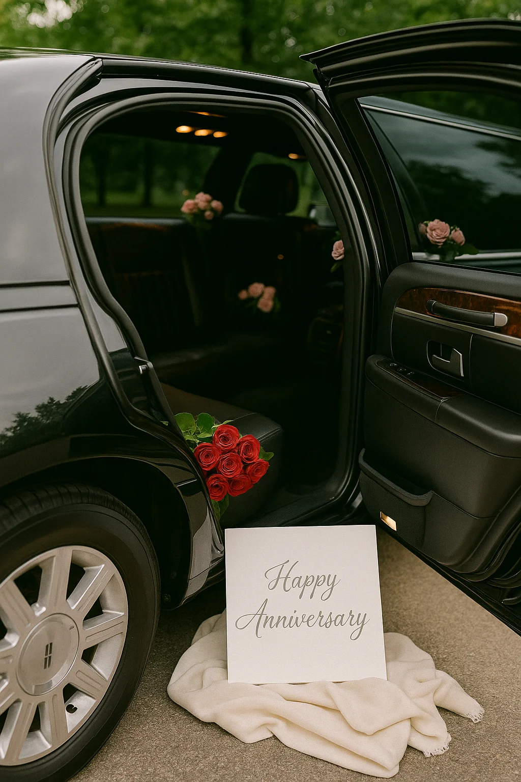 Anniversary Limousine Romance Portland