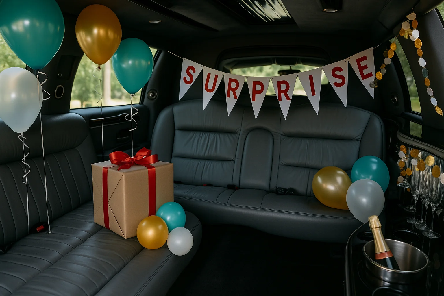 Surprise Party Limousine Coordination