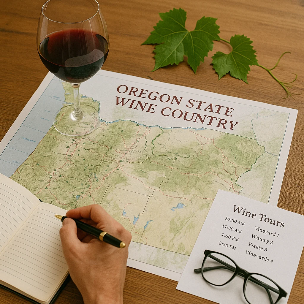 Wine Tour Group Planning Itinerary